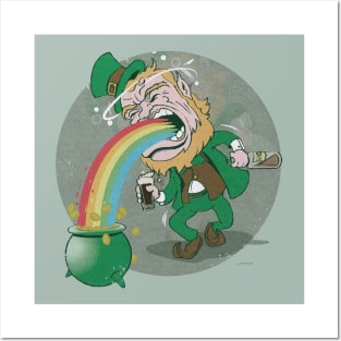 Vomiting Leprechaun Posters and Art